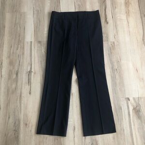 BOSS Hugo Boss Navy 96% Wool Tailored Trousers Dress Pants Office Front Crease